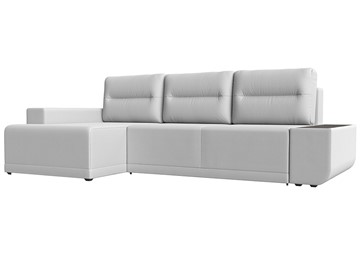 Угловой раскладной диван Чикаго, Белый (Экокожа) в Магадане