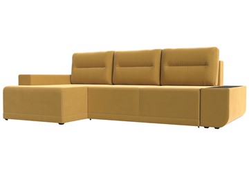 Угловой диван Чикаго, Желтый (микровельвет) в Магадане - предосмотр