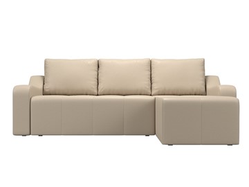 Угловой диван для гостиной Элида, Бежевый (экокожа) в Магадане - предосмотр 2