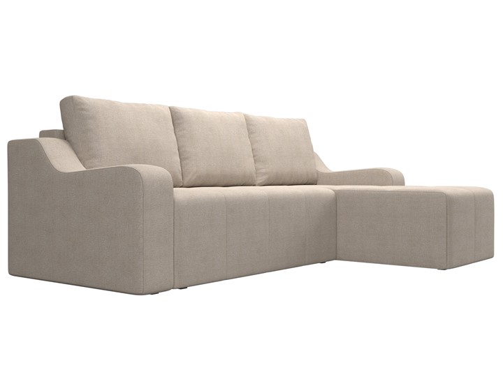 Угловой диван для гостиной Элида, Бежевый (рогожка) в Магадане - изображение 3