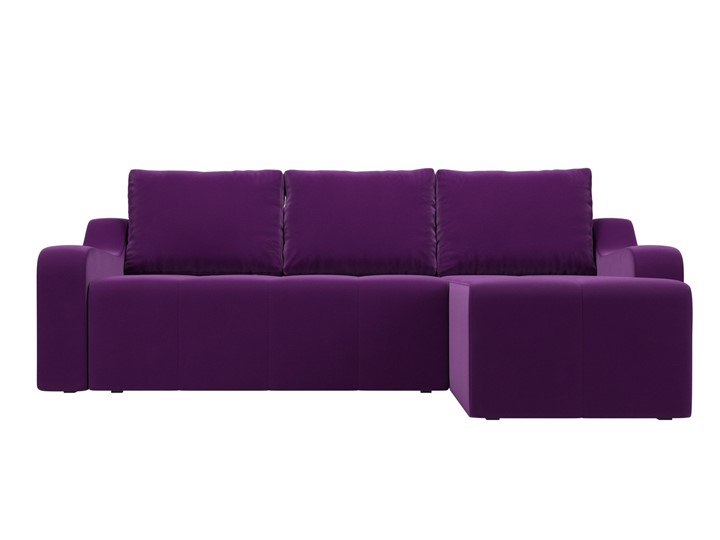Угловой раскладной диван Элида, Фиолетовый (микровельвет) в Магадане - изображение 2