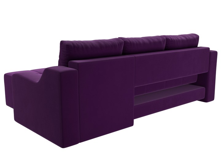 Угловой раскладной диван Элида, Фиолетовый (микровельвет) в Магадане - изображение 8