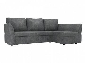 Угловой диван с оттоманкой Гесен, Серый (рогожка) в Магадане - предосмотр