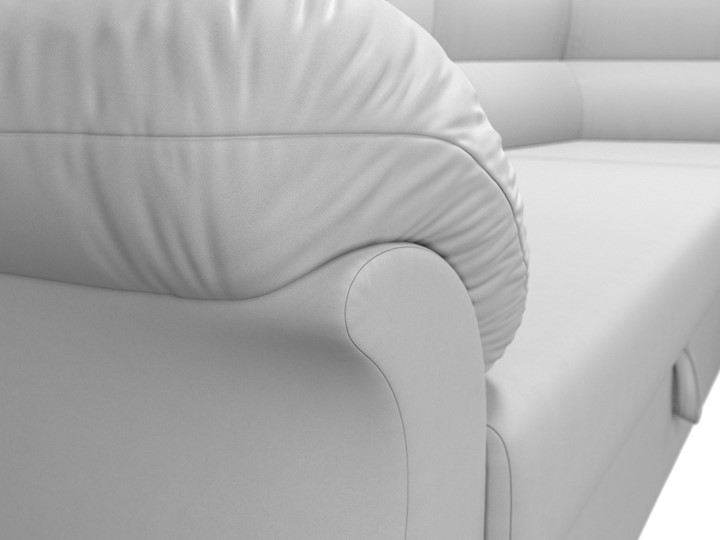Угловой диван Карнелла, Белый (экокожа) в Магадане - изображение 4