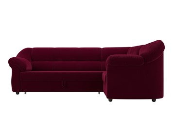 Большой угловой диван Карнелла, Бордовый (микровельвет) в Магадане - предосмотр 2