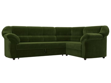 Угловой диван Карнелла, Зеленый (микровельвет) в Магадане - предосмотр