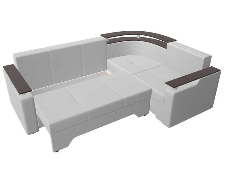 Угловой диван Комфорт, Белый (экокожа) в Магадане - изображение 5