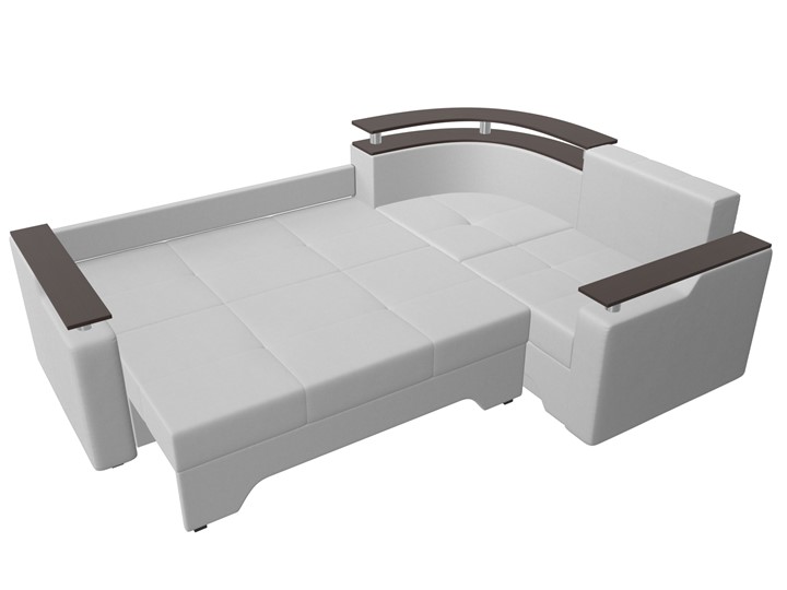 Угловой диван Комфорт, Белый (экокожа) в Магадане - изображение 6