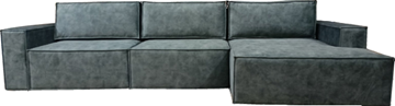 Угловой диван с оттоманкой Лофт 357х159х93 (НПБ/Тик-так) в Магадане - предосмотр 3