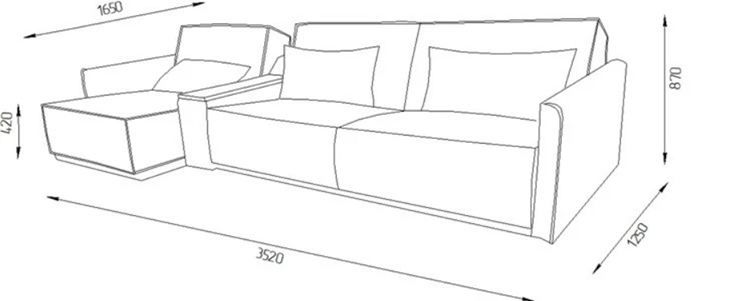 Угловой диван Лофт (НПБ) в Магадане - изображение 3