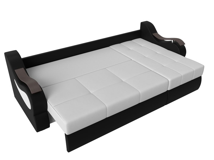 Угловой диван Меркурий, Белый/черный (экокожа) в Магадане - изображение 5