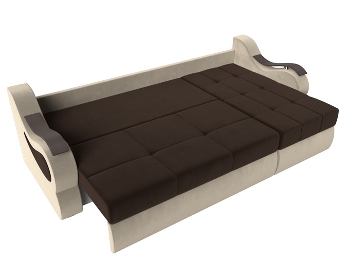 Угловой диван Меркурий, Коричневый/бежевый (вельвет) в Магадане - изображение 5