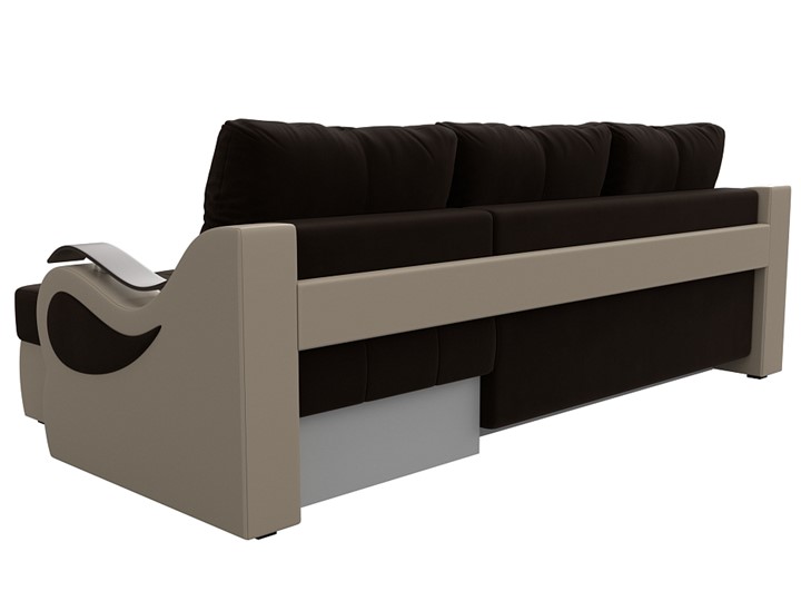 Угловой диван Меркурий, Коричневый/бежевый (вельвет/экокожа) в Магадане - изображение 7