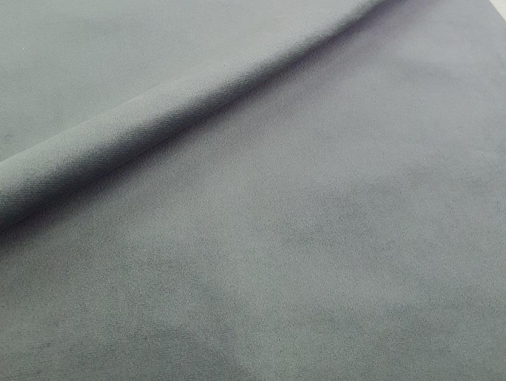 Диван угловой Николь, Серый/Черный/Черный (велюр/экокожа) в Магадане - изображение 8