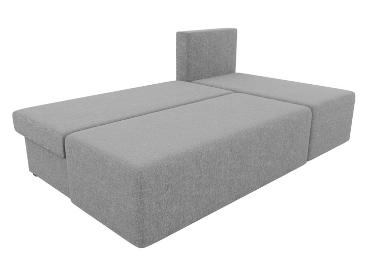 Угловой раскладной диван Поло, Серый (рогожка) в Магадане - изображение 4