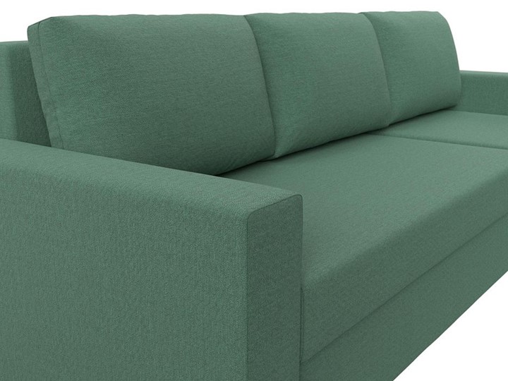 Угловой диван Траумберг Лайт, Амур зеленый (Рогожка) в Магадане - изображение 6