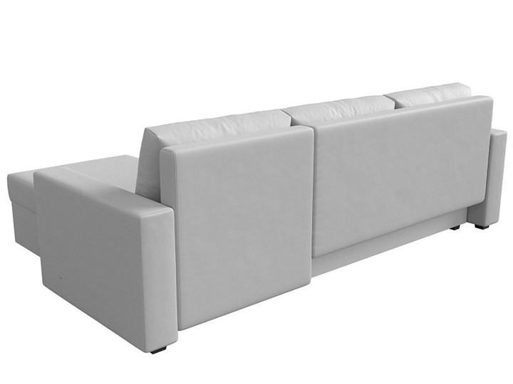 Угловой раскладной диван Траумберг Лайт, Белый (Экокожа) в Магадане - изображение 4
