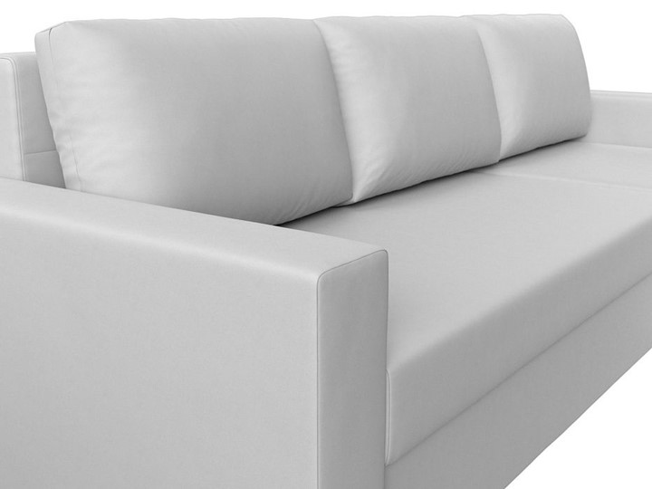 Угловой раскладной диван Траумберг Лайт, Белый (Экокожа) в Магадане - изображение 7