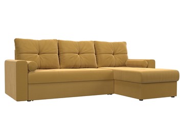 Угловой диван Верона, Желтый (микровельвет) в Магадане