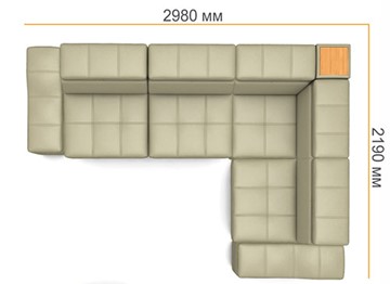 Угловой диван N-0-M ДУ (П1+ПС+УС+Д2+П1) в Магадане - предосмотр 4