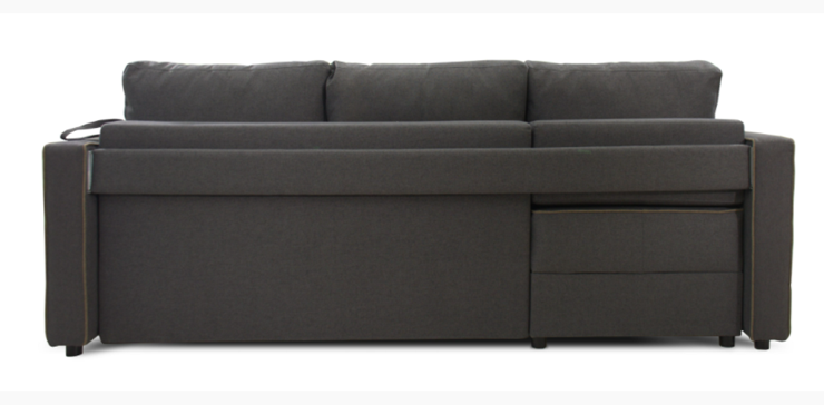 Угловой диван Jordan (Uno grey+Atrium01+Uno cottun) в Магадане - изображение 2