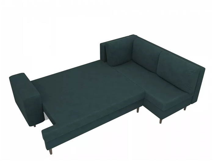 Угловой диван Сильвана, Серый (велюр) в Магадане - изображение 4