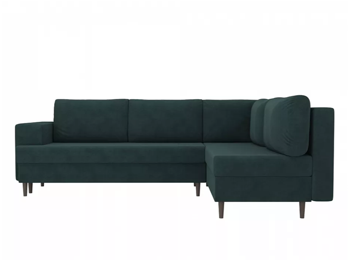 Угловой диван Сильвана, Серый (велюр) в Магадане - изображение 2