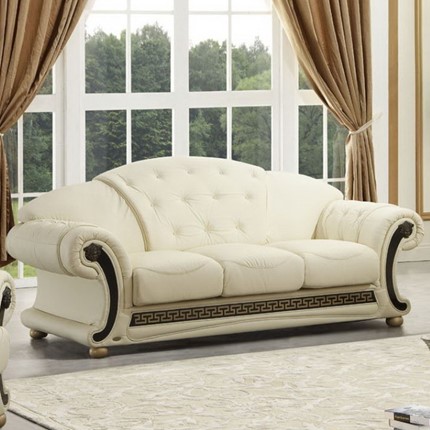 Прямой диван Versace (3-х местный) white в Магадане - изображение