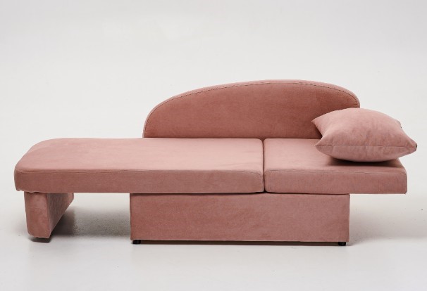 Мягкий диван правый Тедди розовый в Магадане - изображение 1