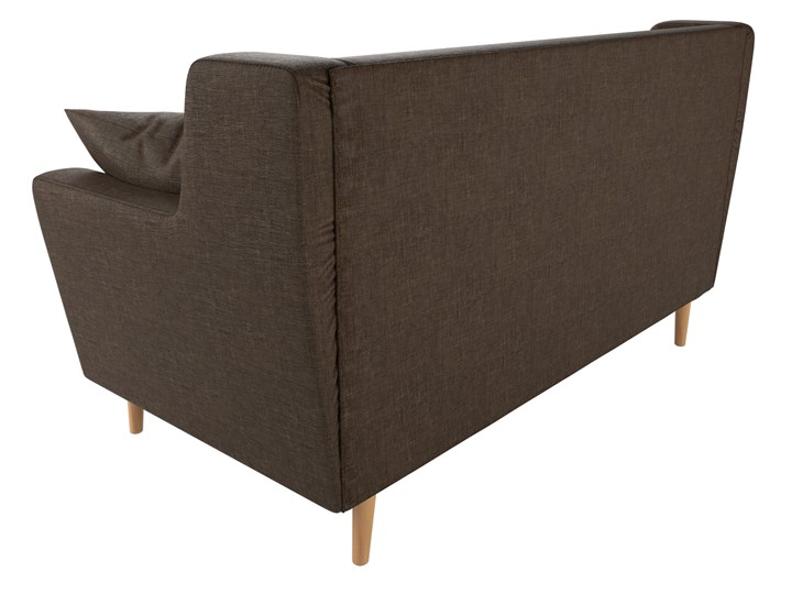 Прямой диван Брайтон 2, Коричневый (рогожка) в Магадане - изображение 4