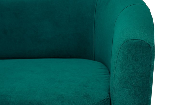 Прямой диван Брамс 2Д изумрудный в Магадане - изображение 15
