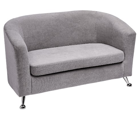 Прямой диван Брамс 2Д серый в Магадане - изображение 1