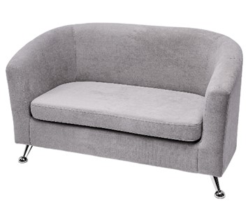 Прямой диван Брамс 2Д серый в Магадане - предосмотр 2