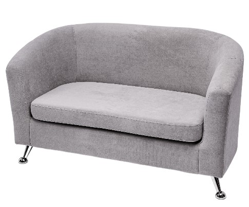 Прямой диван Брамс 2Д серый в Магадане - изображение 2