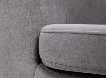 Прямой диван Брамс 2Д серый в Магадане - предосмотр 5