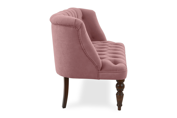 Прямой диван Бриджит розовый ножки коричневые в Магадане - изображение 10