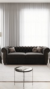 Прямой диван Честер 2,5М (седафлекс) в Магадане - предосмотр 13