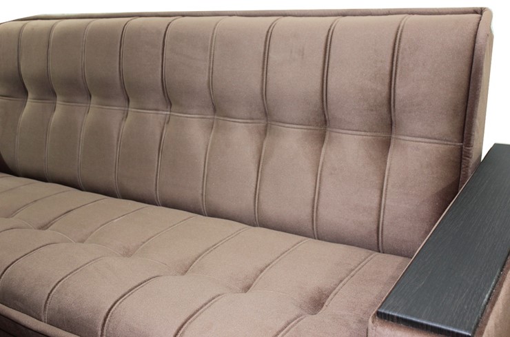 Прямой диван Comfort 401 (Коричневый) в Магадане - изображение 2