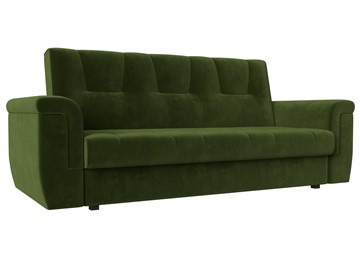 Прямой диван Эллиот, Зеленый (микровельвет) в Магадане - предосмотр