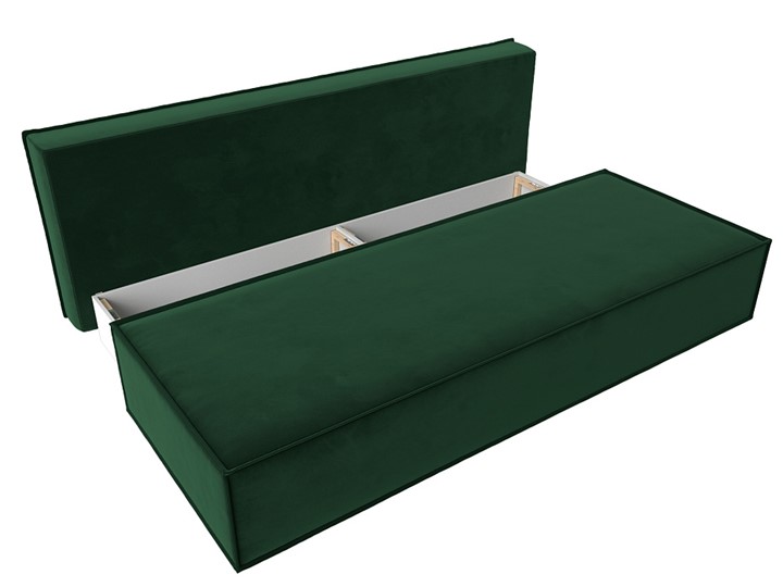 Прямой диван Фабио Лайт, Зеленый (велюр) в Магадане - изображение 1
