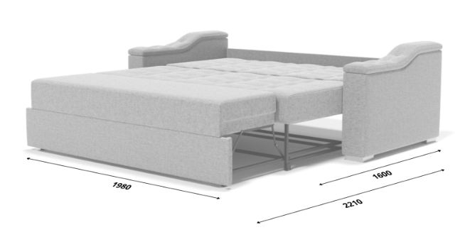 Прямой диван Лидер New 1,9 в Магадане - изображение 6