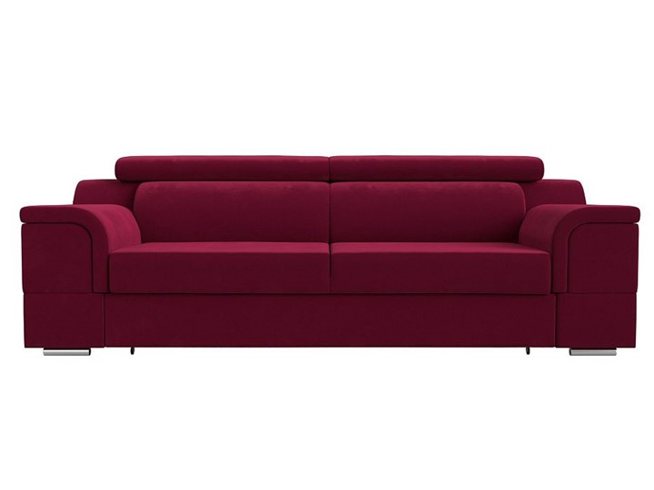 Прямой диван Лига-003 НПБ, Бордовый (Микровельвет) в Магадане - изображение 7