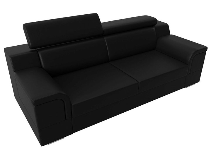 Прямой диван Лига-003 НПБ, Черный (Экокожа) в Магадане - изображение 6