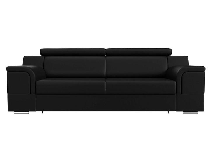 Прямой диван Лига-003 НПБ, Черный (Экокожа) в Магадане - изображение 9
