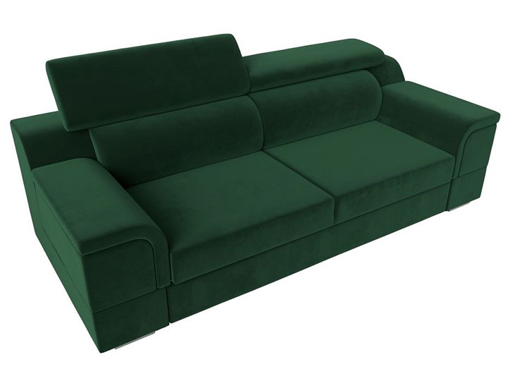 Прямой диван Лига-003 НПБ, Зеленый (Велюр) в Магадане - изображение 5