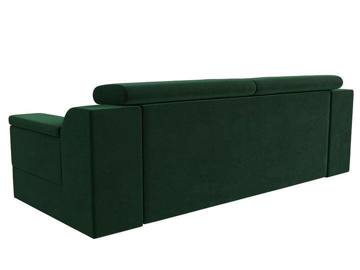 Прямой диван Лига-003 НПБ, Зеленый (Велюр) в Магадане - изображение 6