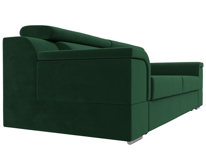 Прямой диван Лига-003 НПБ, Зеленый (Велюр) в Магадане - изображение 8