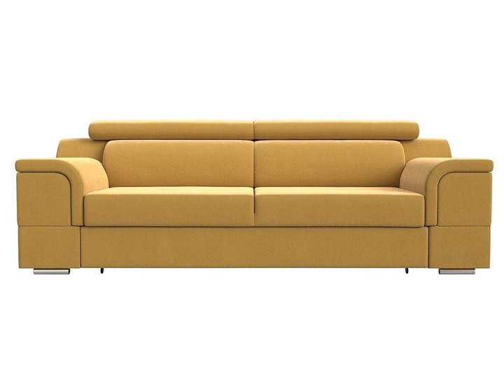 Прямой диван Лига-003 НПБ, Желтый (Микровельвет) в Магадане - изображение 10