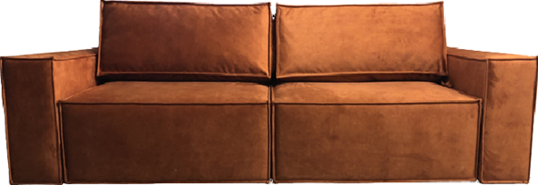 Прямой диван Лофт БЛ2-БП2 (НПБ/Еврокнижка) в Магадане - изображение