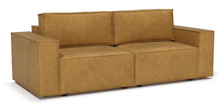 Прямой диван Лофт БЛ2-БП2 (НПБ/Еврокнижка) в Магадане - изображение 8